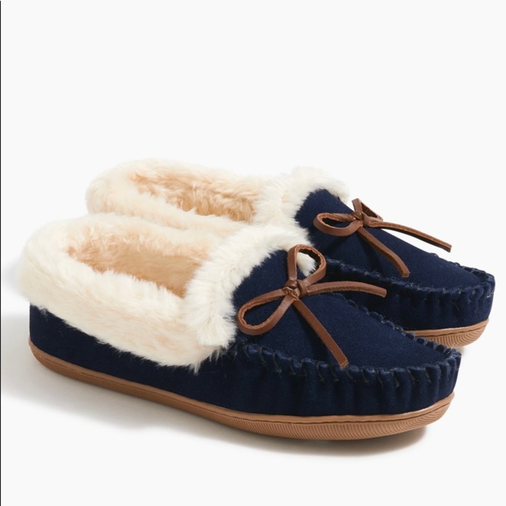 JCrew Suede Moccasins